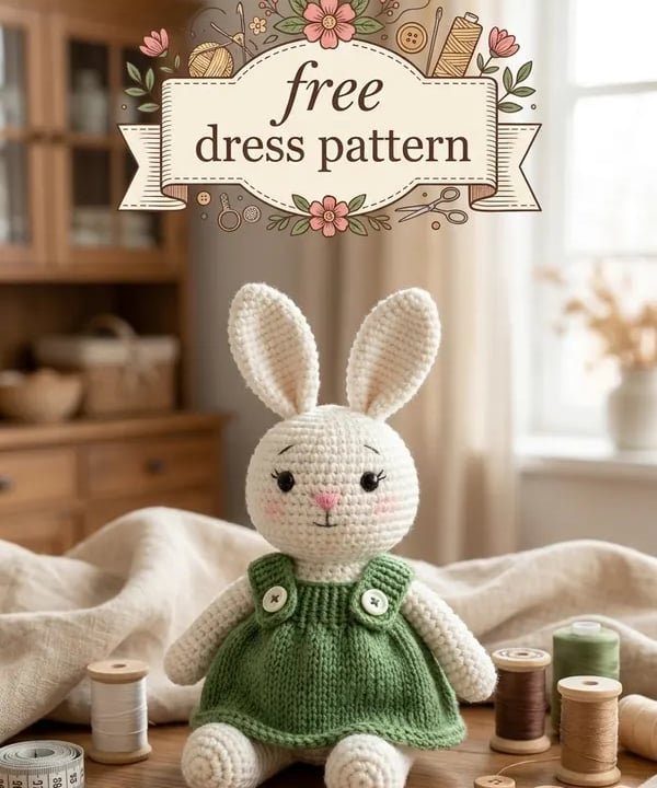 Free Knitted Sundress Pattern for Toys